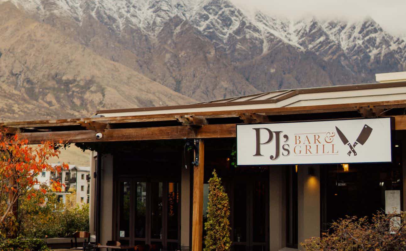 Enjoy New Zealand, Gluten Free Options, Vegetarian options, Vegan Options, Bars & Pubs, Restaurant, Wheelchair accessible, Indoor & Outdoor Seating, Child-Friendly, $$$, Families, Groups and Kids cuisine at PJ's Bar and Grill in Frankton, Queenstown