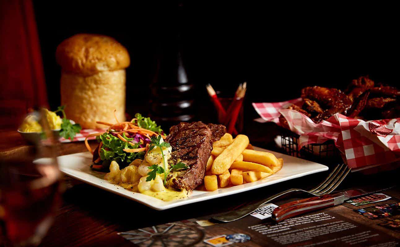 Enjoy Family, Steakhouse, Vegan Options, Vegetarian options, Gluten Free Options, Restaurant, Bars & Pubs, Indoor & Outdoor Seating, Highchairs available, Wheelchair accessible, Table service, Street Parking, Free Wifi, $$$, Families and Groups cuisine at Cobb & Co Papanui in Papanui, Christchurch