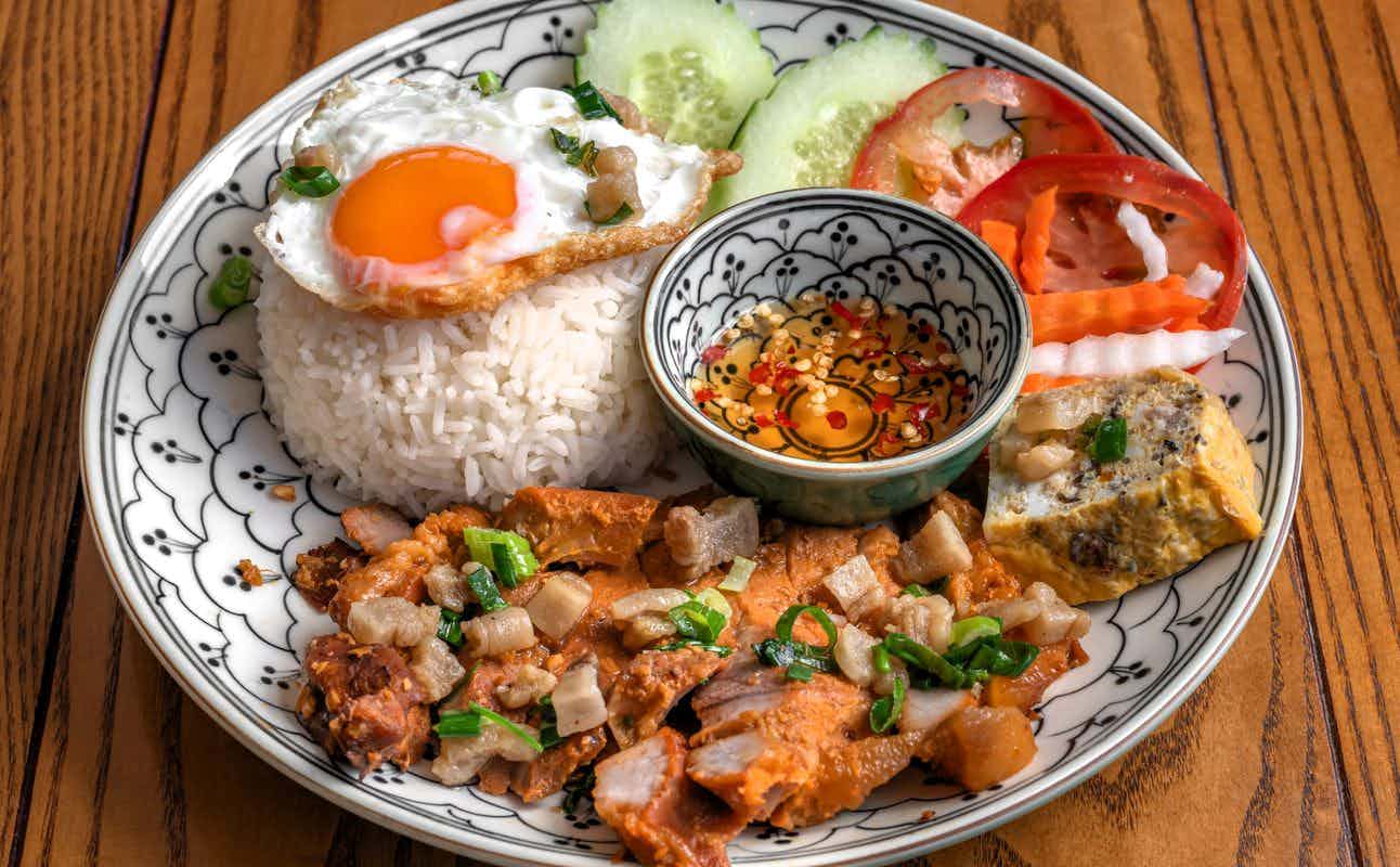 Enjoy Vietnamese, Asian, Gluten Free Options, Vegan Options, Restaurant, Cafe, Indoor & Outdoor Seating, Dog friendly, Private Dining, $$, Families, Groups and Local Cuisine cuisine at Saigon Sister Riccarton in Riccarton, Christchurch