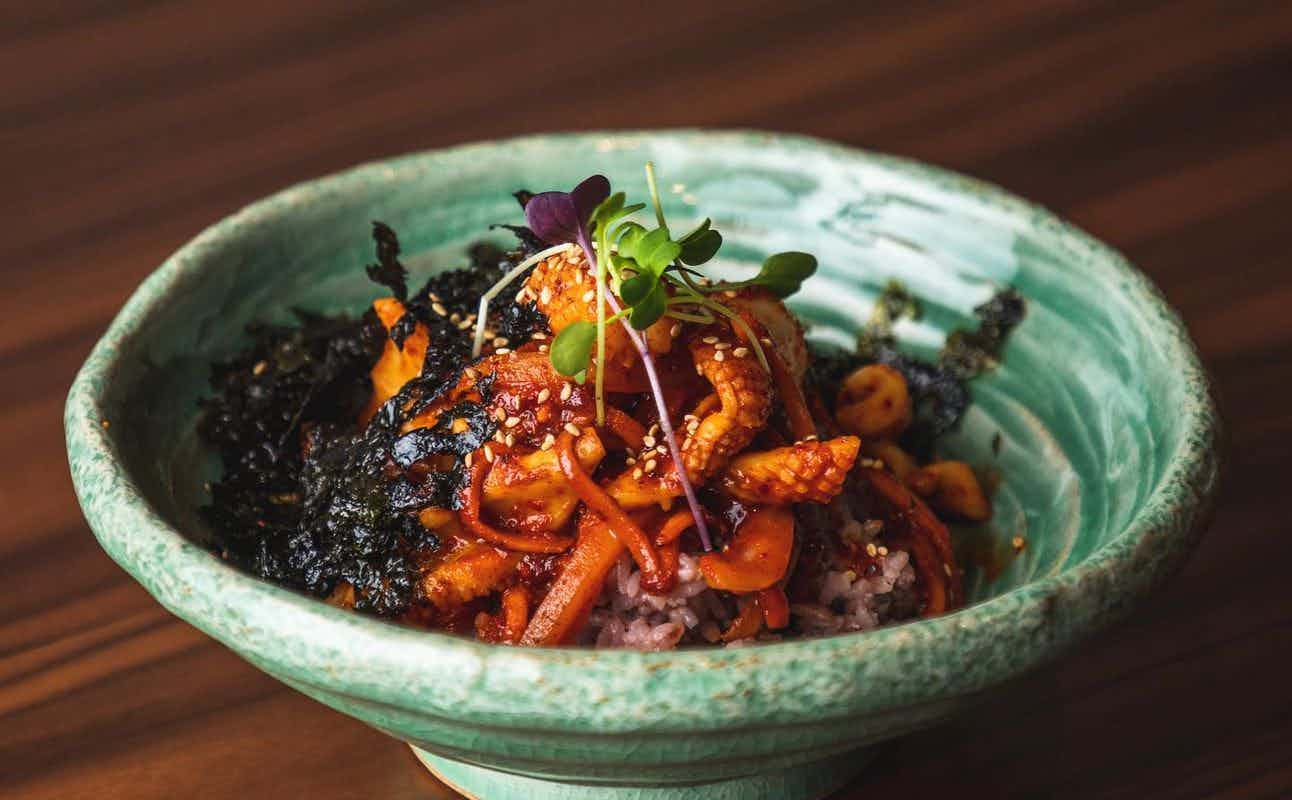 Enjoy Asian, Korean, Gluten Free options, Vegan options, Vegetarian options, Restaurant, Indoor & outdoor seating, $$, Groups and Families cuisine at OCKHEE in Ponsonby, Auckland