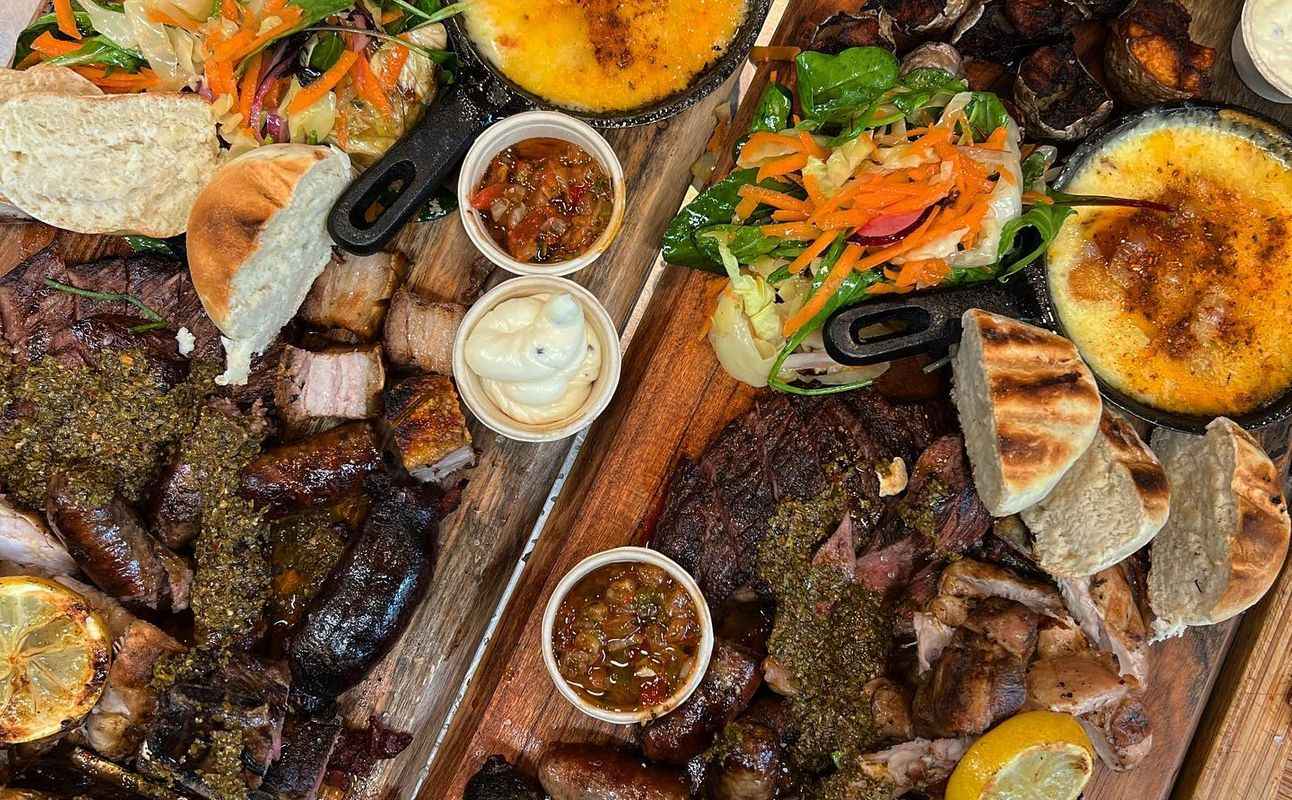 Enjoy Argentinian, Vegetarian options, Restaurant, Table service, Indoor & outdoor seating, $$$, Groups, Date night and Hidden gems cuisine at El Quincho in Christchurch Central, Christchurch