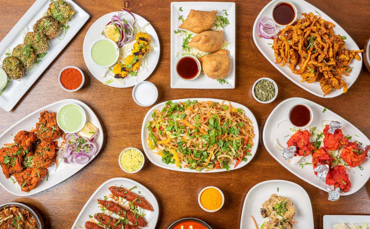 Enjoy Indian, Vegetarian, Vegetarian options, Restaurant, Highchairs available, $$ and Groups cuisine at Shor Bazaar in Lynfield, Auckland