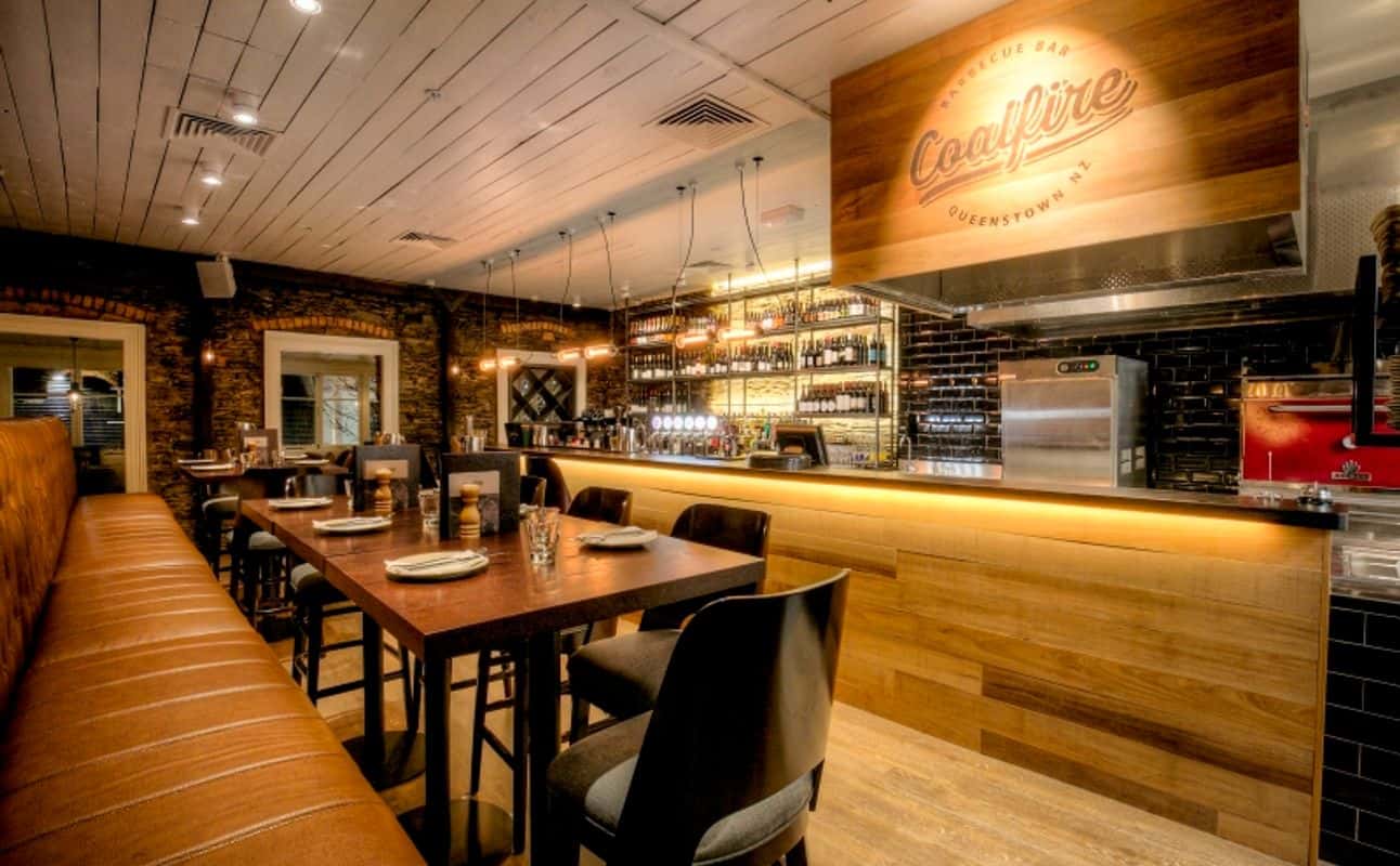 Enjoy American, BBQ and Steakhouse cuisine at Coalfire Bar and Restaurant in Queenstown CBD, Queenstown