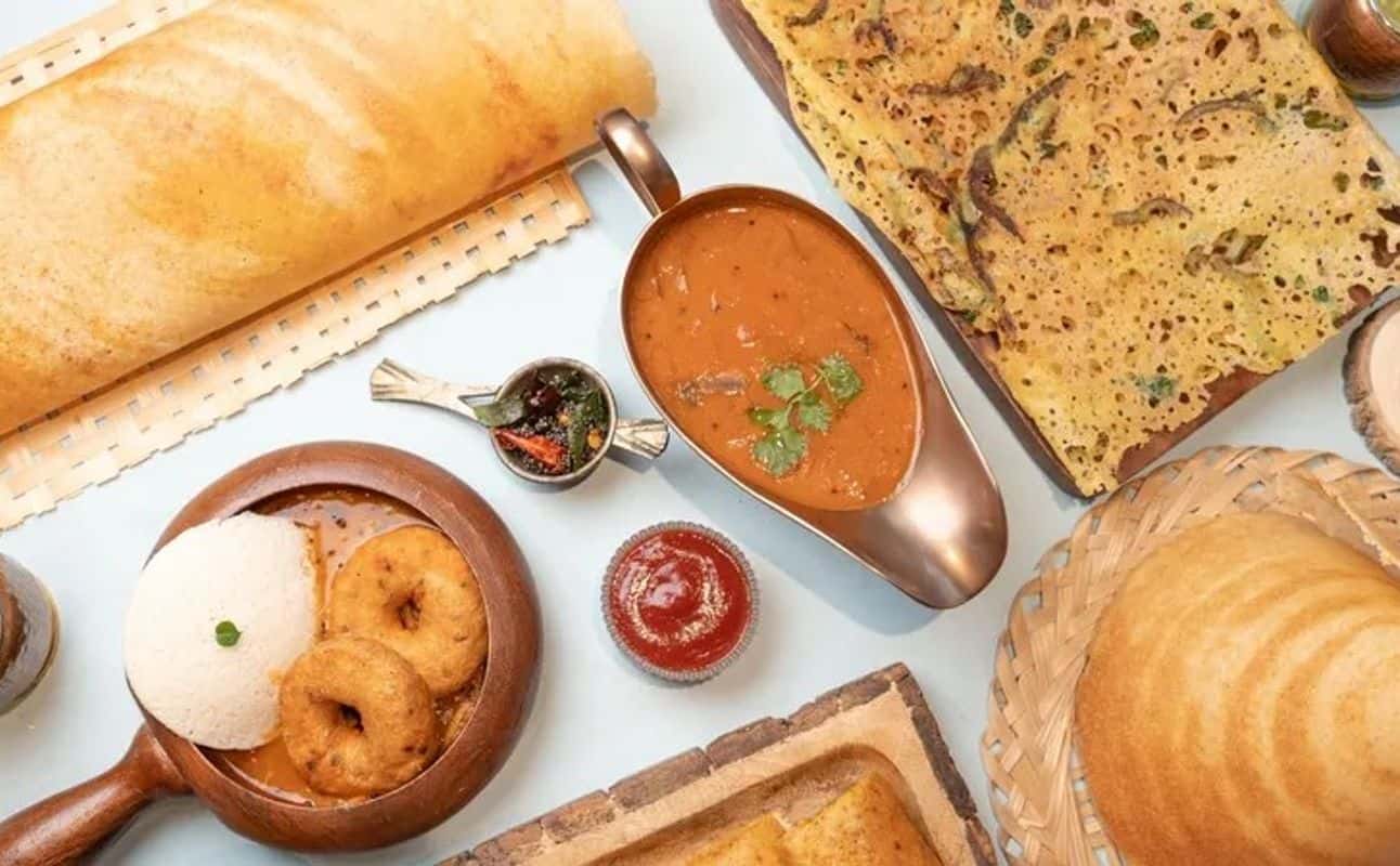 Enjoy Indian, South Indian, Vegetarian options, Gluten Free options, Vegan options, Diner, Restaurant, Child friendly, Table service, Street parking, Highchairs available, $$, Families, Kids and Groups cuisine at Sankalp Restaurant in Newmarket, Auckland