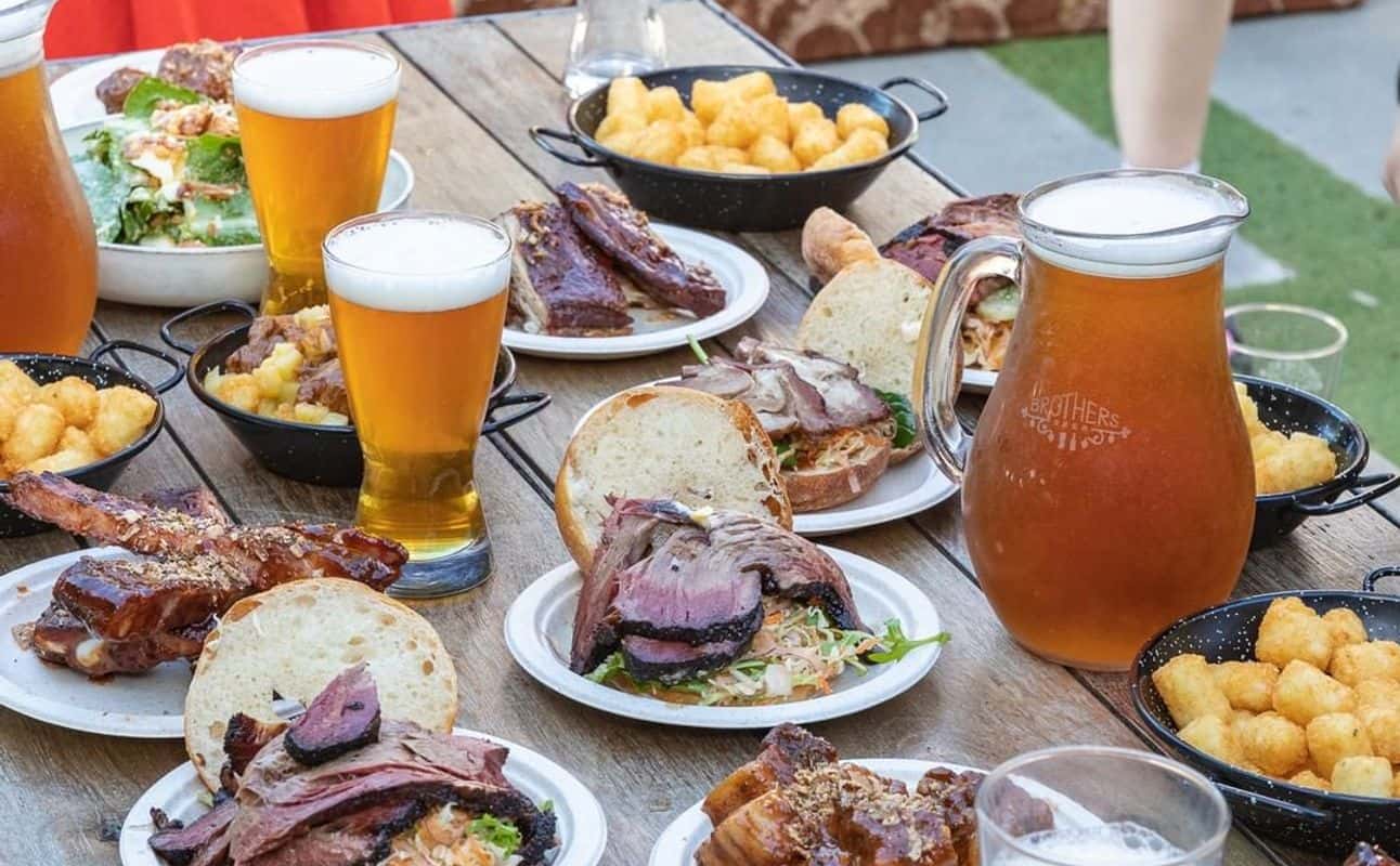 Enjoy BBQ, American, Grill & barbeque and Craft beer cuisine at Brothers Beer & Juke Joint BBQ Commercial Bay in Auckland City Centre, Auckland