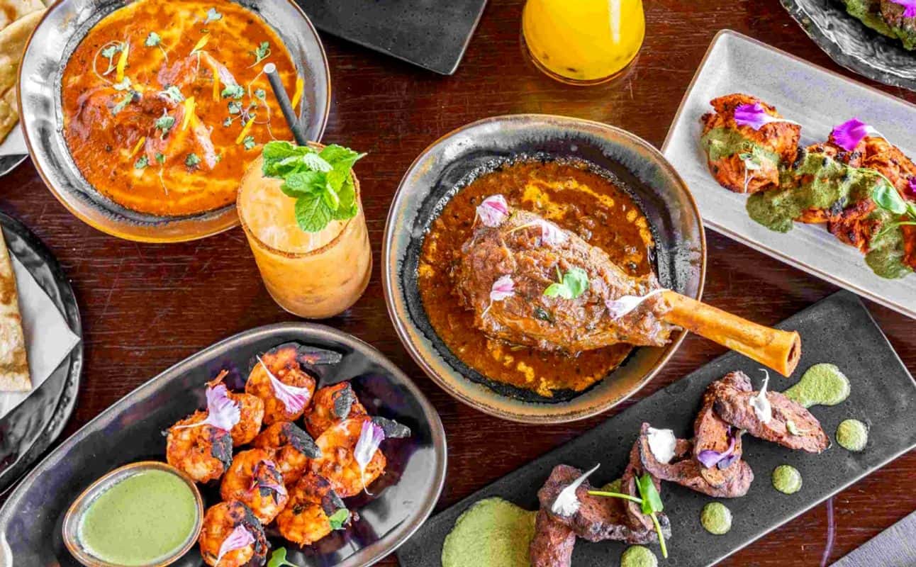 Enjoy Indian, Vegetarian options, Restaurant, Late night, Indoor & outdoor seating, $$$, Groups, Families, Live music and Special occasion cuisine at Jalsa Indian Eatery in Mission Bay, Auckland