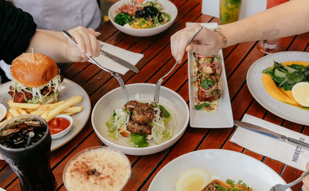 Enjoy Pub Food, New Zealand, Vegan options, Vegetarian options, Restaurant, Cocktail bar, Indoor & outdoor seating, $$$, Groups and Families cuisine at Moretons in Saint Heliers, Auckland